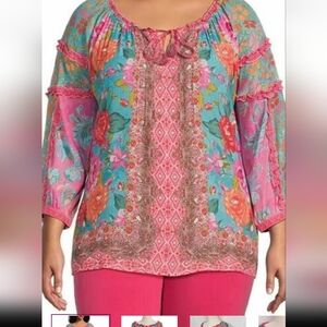 John Mark Ladies Floral Shirt